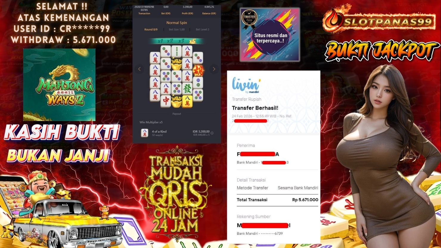 SLOTPANAS99 JACKPOT SLOT MAHJONG WAYS 2